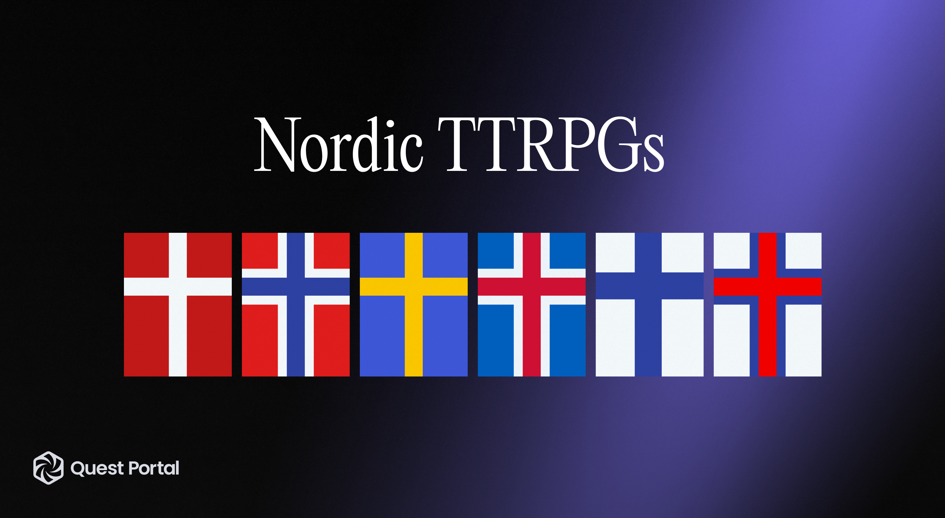 Tabletop Roleplaying games from the Nordic countries.